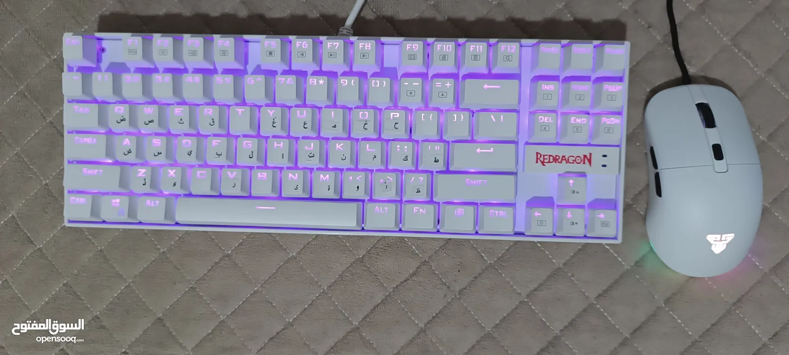 كيبورد ألعاب Redragon K552 مع ماوس fantech