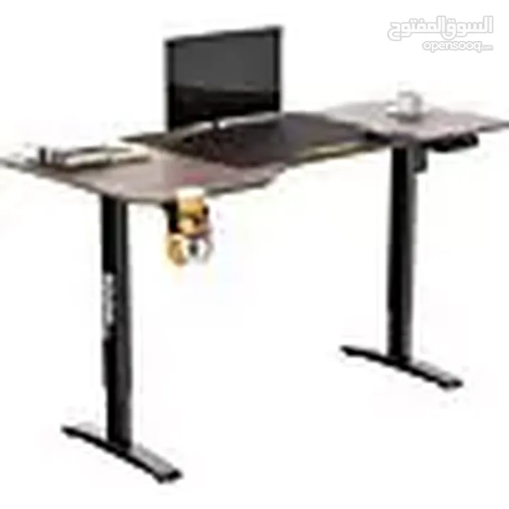 طاولة العاب مع تحكم بالارتفاع و الوان ر جي بي Twisted Minds T Shaped Height Adjustable Electric desk