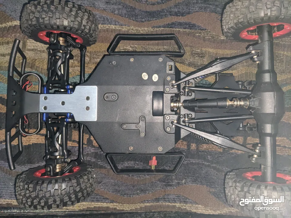 سياره ريموت كنترول للهواه ماركه weltoy  دفع رباعي 4x4 برشلس موتور scale 1/12