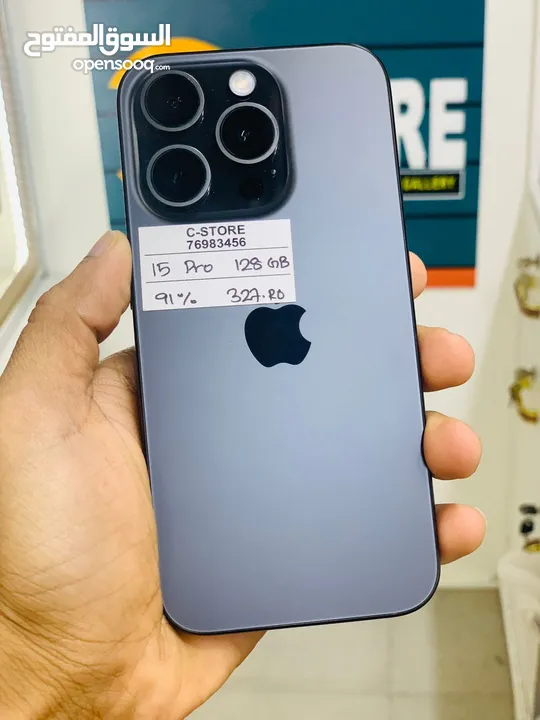 iPhone 15 pro-128 GB - Admirable performance , 91% Battery life