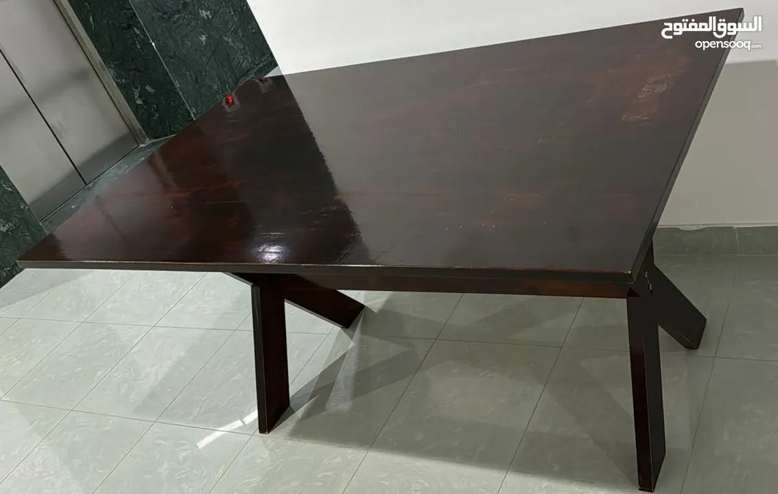 Strong Wooden Table 6 seater without chairs