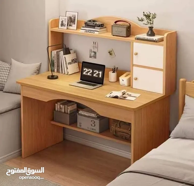 مكتب ورف كتب 2 في 1