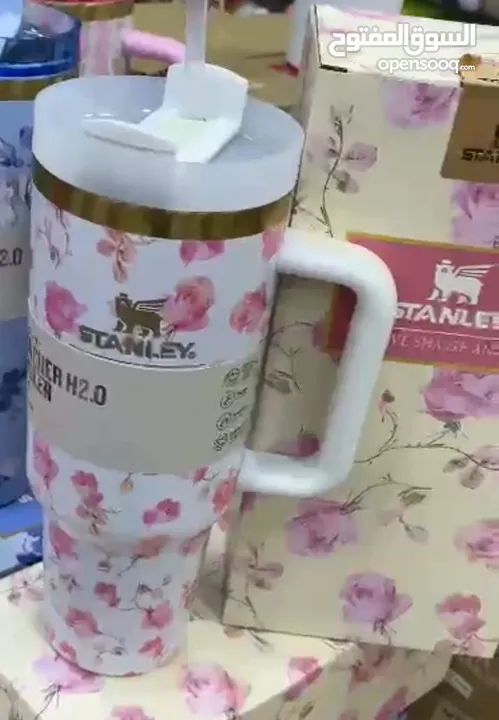 Stanely cup كوب ( مطرة ) الستانلي بسعة كبيرة 1200مل  تحفظ البرودة والحرارة  موديل جديد ومميز