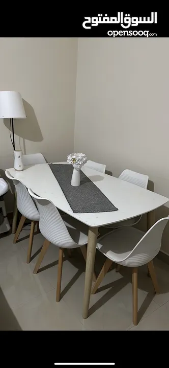 Dining table with 4 chairs