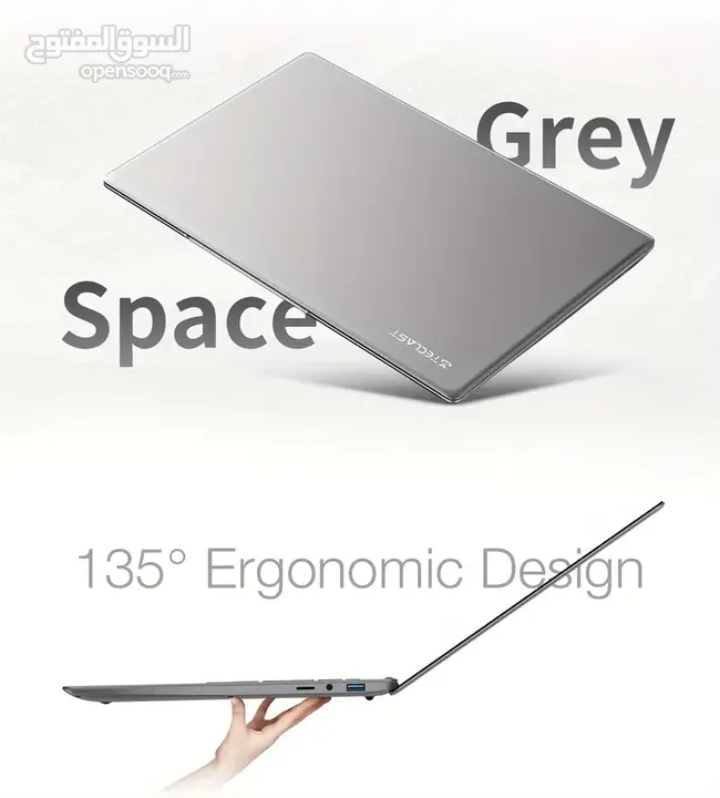 لابتوب teclast f16 pro جيجا رام 16 ومساحة 512 جيجا SSD (جديد)
