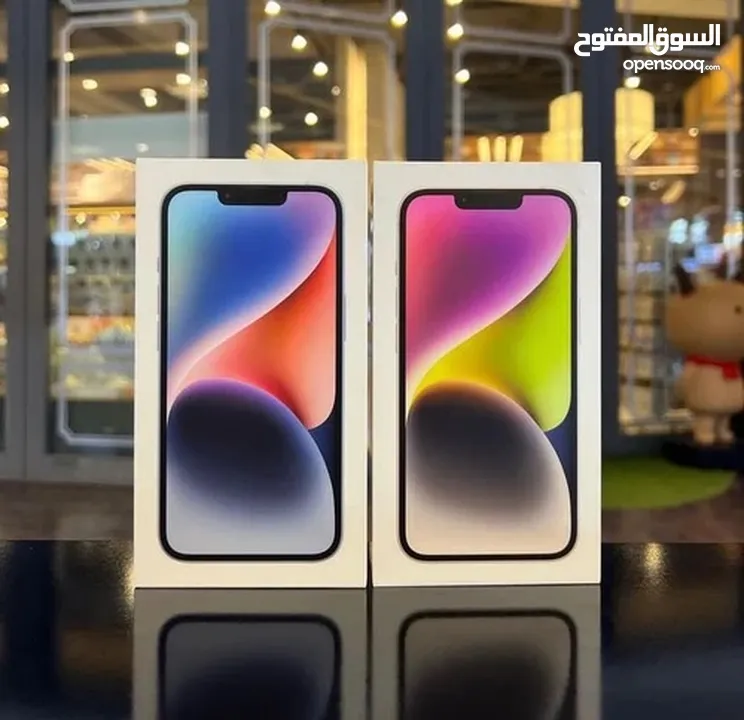 iPhone. 14 plus. 128GB . A/AA . جديد كفالة الشرق الاوسط