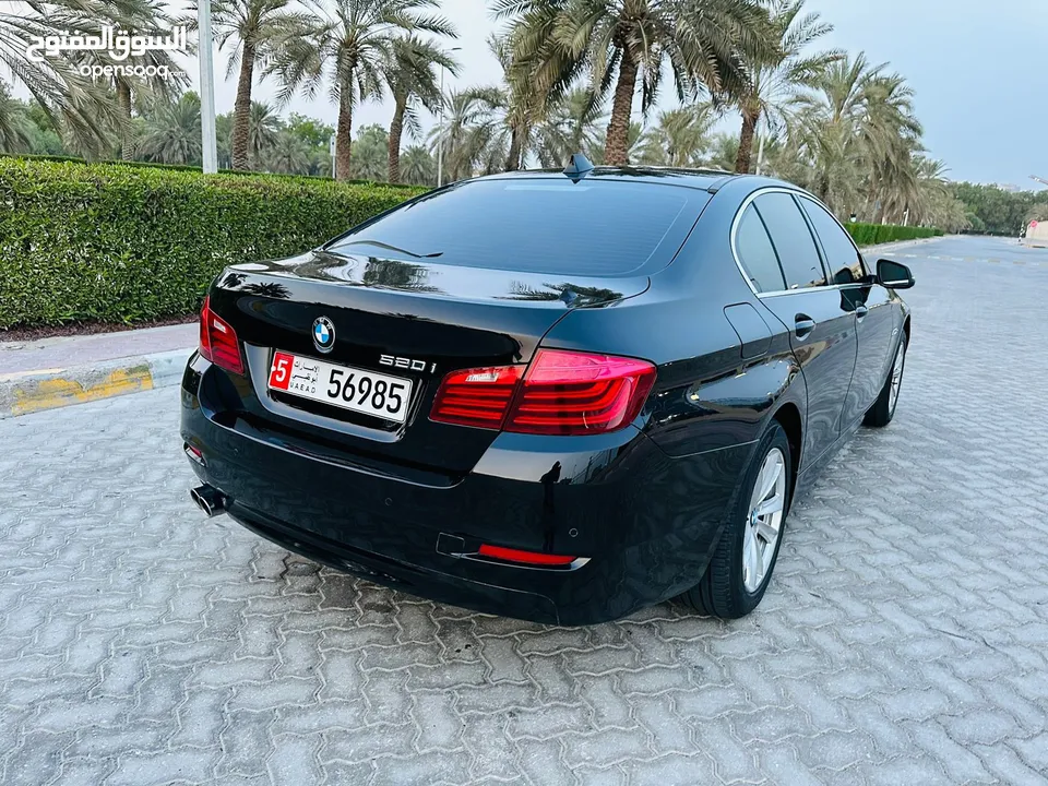 BMW 520 GCC 2015 V4 very clean car  بي ام دبليو 520 خليجي 4 سلندر 2015 بحالة ممتازة