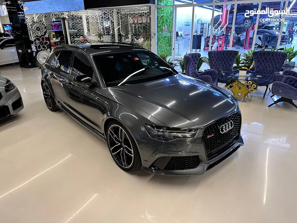 2016 Audi RS6 Station Wagon /GCC/ All Service History at ALNABOODA