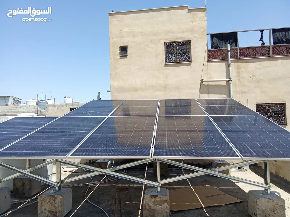 انظمة طاقه شمسيه مع بطاريات للمزارع والمنازل