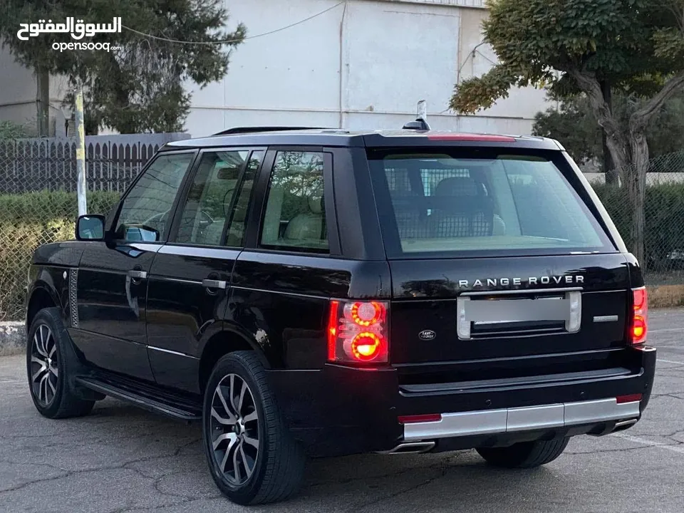 رنج روفر موديل 2006 محوّل 2012 Autobiography لون اسود مالك ثاني فل كامل بحال الوكالة للبيع .