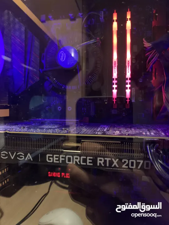 للبيع جهاز PC قوي للألعاب والبث — RTX 2070 SUPER + i7-8700