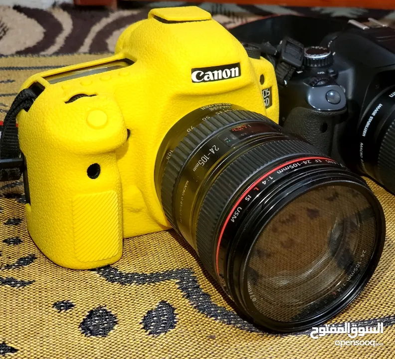 للبيع كاميرا كانون 5 دي مارك 3 مع عدة تصوير كامل - (233723028) | السوق  المفتوح