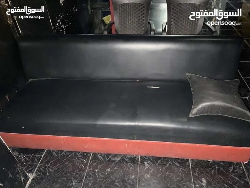 لقطه : صوفات كنب جلد نخب حسب الصور للمحلات ونوادي الالعاب والحلاقين