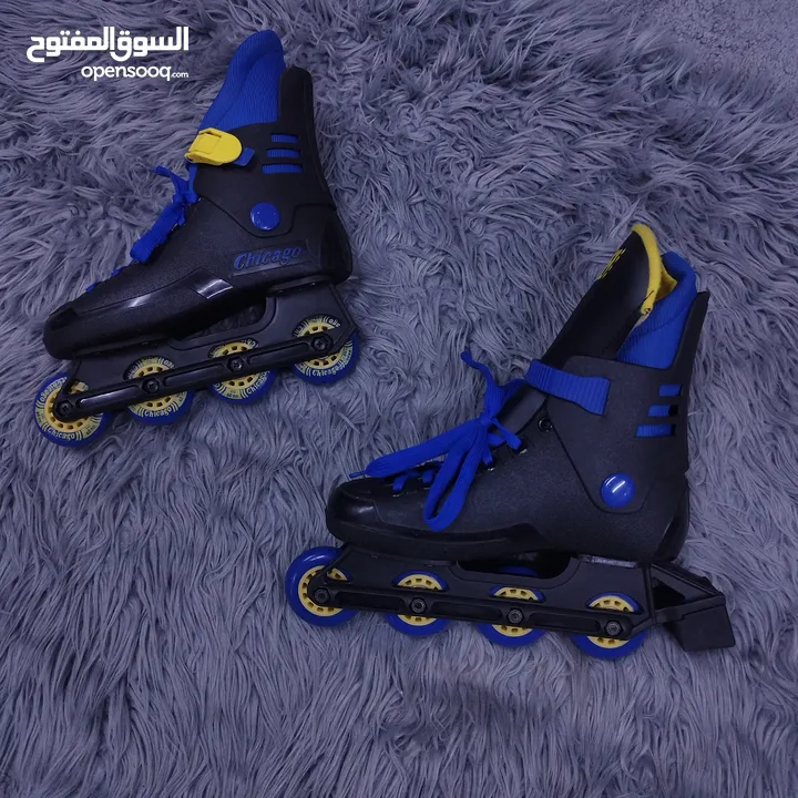 Skate (VIP)   عجال مطاط هيكل بلاستيك مقوى شفرات حديد   السعر والمقاس والماركة أسفل كل صورة