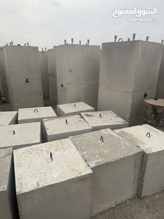 صبات سفتي  حواجز خرسانه جميع  المقاسات
