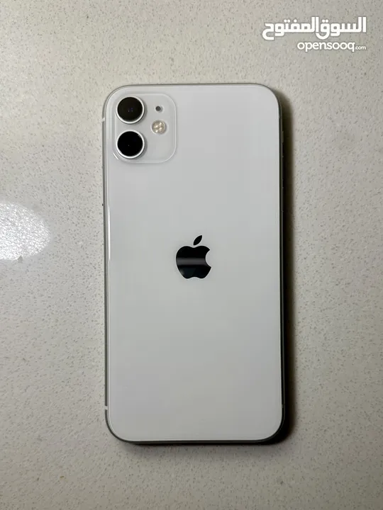 Apple iPhone 11 128gb Colour: White آيفون 11، 128 جيجابايت اللون الأبيض