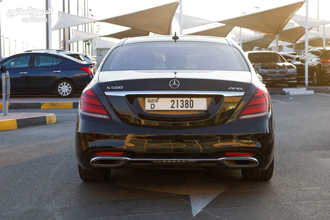 مرسيدس S500 موديل 2014 لون اسود محول 2020  بحالة ممتازة فل اوبشن وارد اليابان