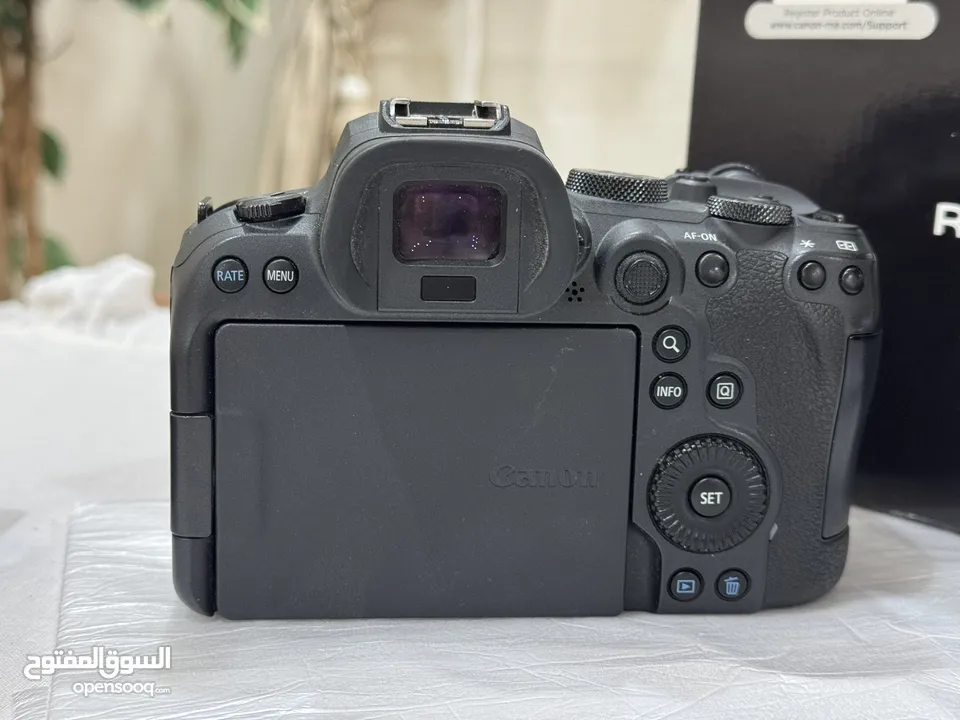 للبيع كانون r6 وعدسة مايكرو كانون 100mm