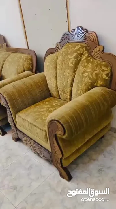 طقم كنب مستعمل جديد