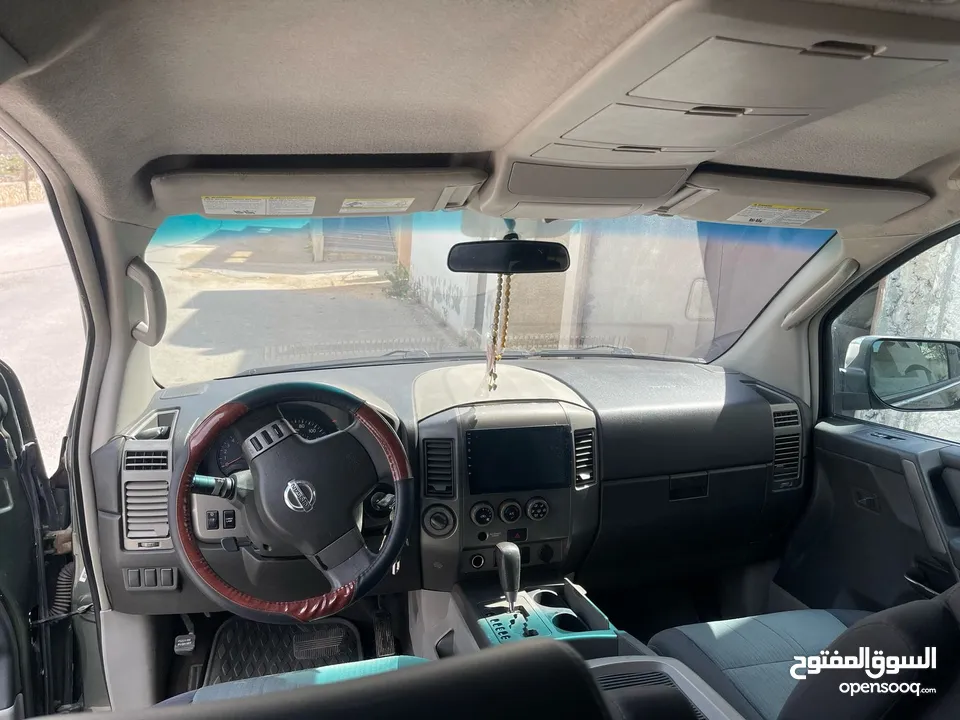 للبيع اقساط او البدل بكم نيسان تيتان بنزين فورويل مرخص للبيع
