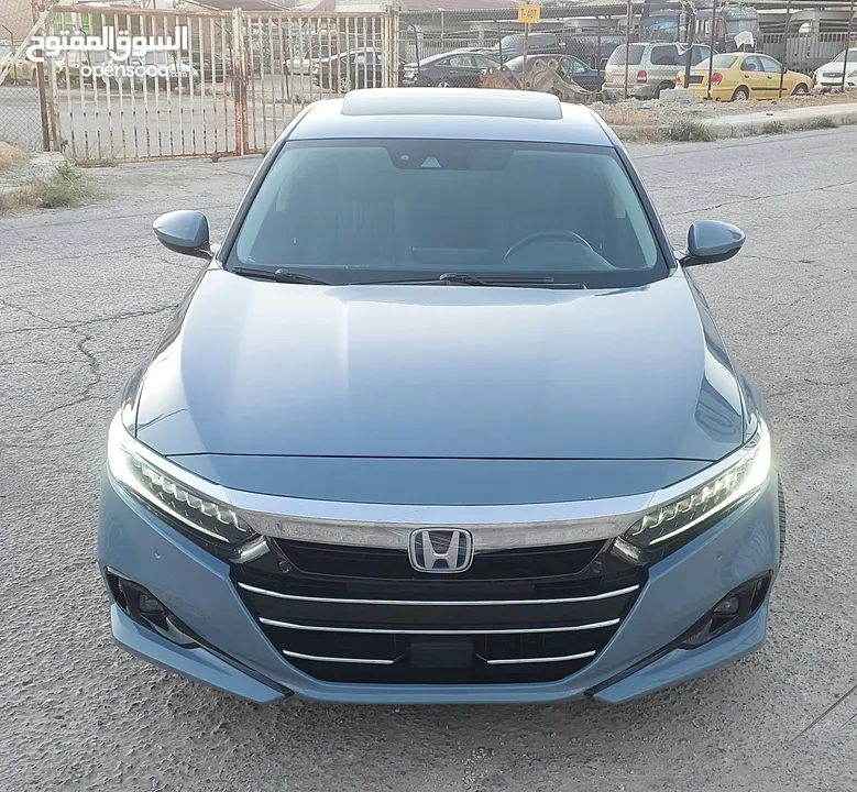هوندا أكورد هايبرد 2022 تورينج أعلى صنف فحص كامل  HONDA ACCORD HYBRID 2022 TOURING FULLY LOADED
