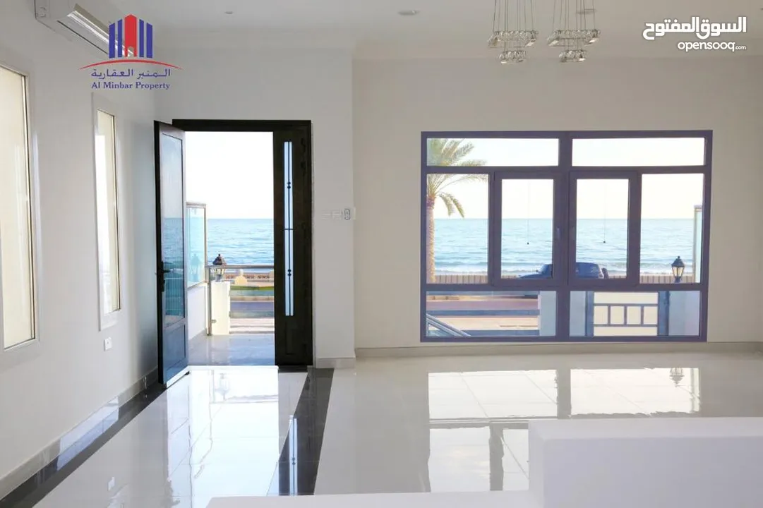 فيلا للإيجار مقابل شاطئ الحيل Villa for rent in front of Al Hail Beach