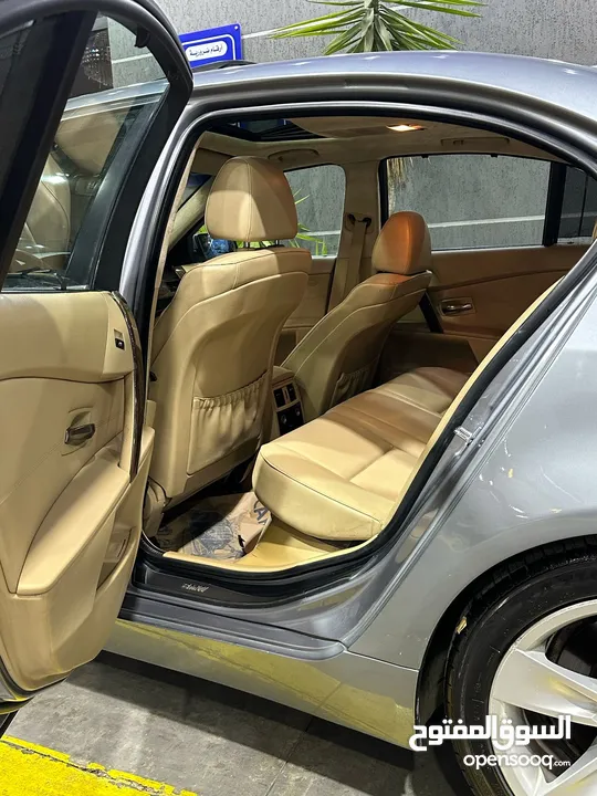 بي ام دبليو 525i فحص كامل 7جيد 2007  فل الفل كامل اعلى صنف BMW e60
