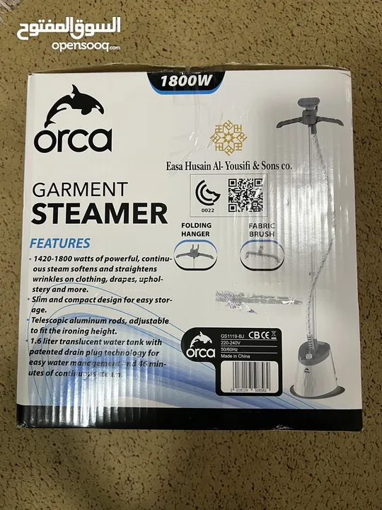 Orca Garment steamer (unused)