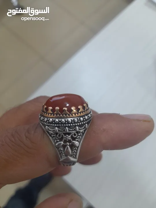 خاتم فضه اصلي