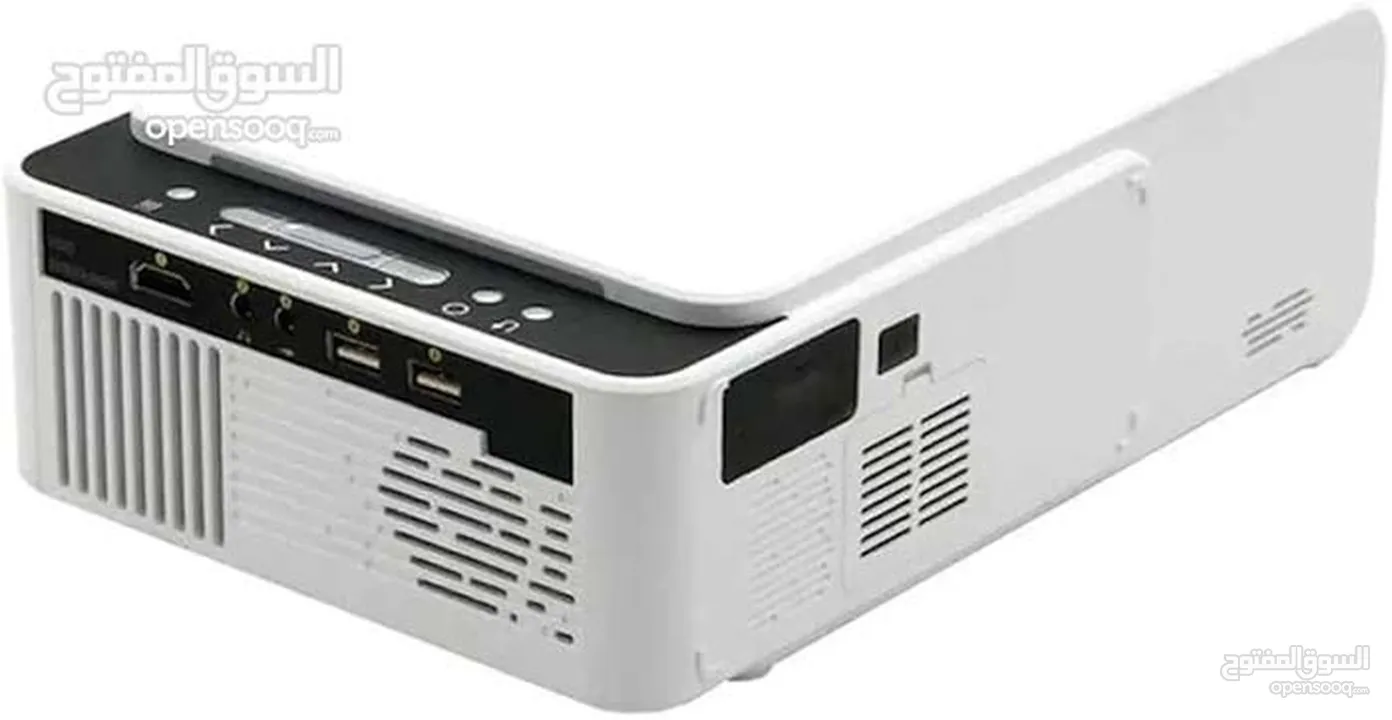 بروجكتر 4K نظام HD أعلى مواصفات نظام WI FI والبلوتوث اخر اصدار في سوق ويدعم جميع مداخل