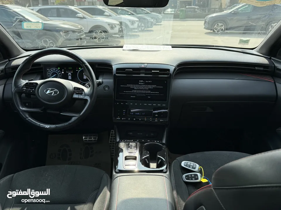 هونداي توسان NLine ترخيص 2022 محرك 1600 هايبرد plug in/يقطع على الشحنه 65 كيلو متر 271 حصان