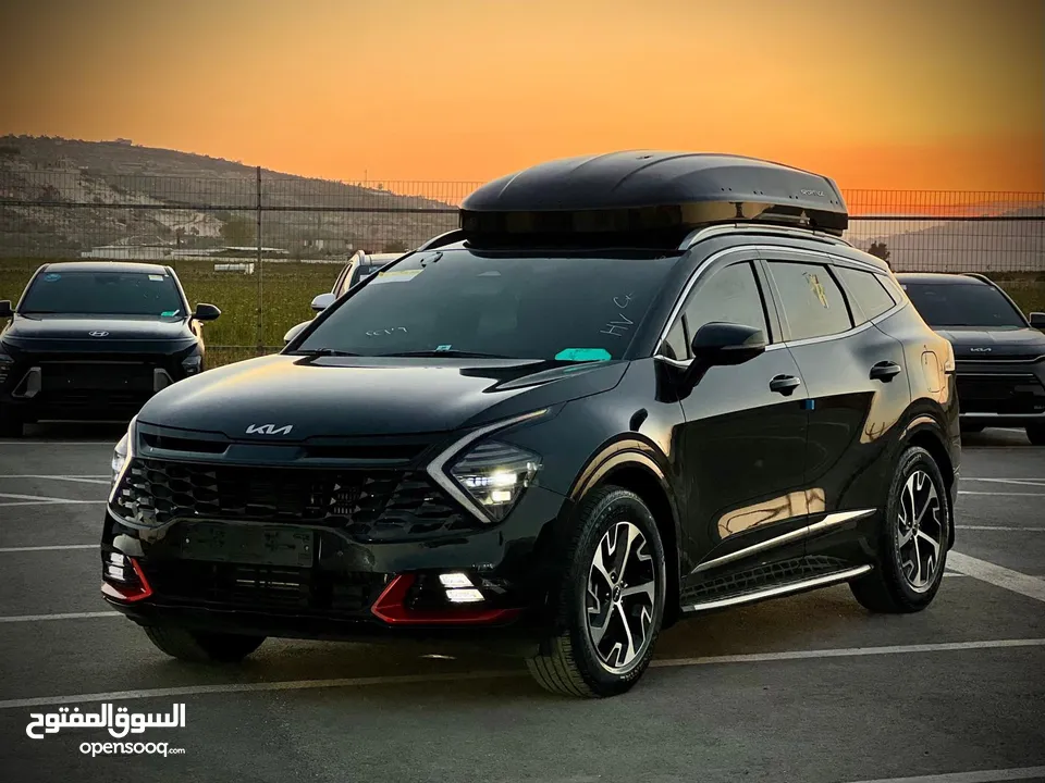 كايا سبورتاج  GT Line/2022 فل بدون فتحة سقف  2x4 ///240Hp بنزين + كهرباء  ( Haybrid) 1600cc
