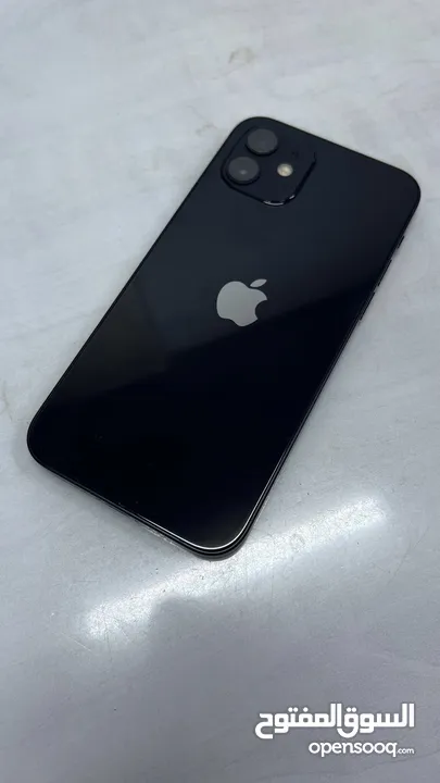 لون اسود iPhone 12 ايفون 64 gb