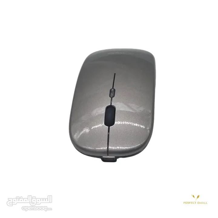 Microkingdom BT3000 2.4G Rechargeable Wireless Bluetooth Mouse RGB Light ماوس وايرليس مع ماوسباد