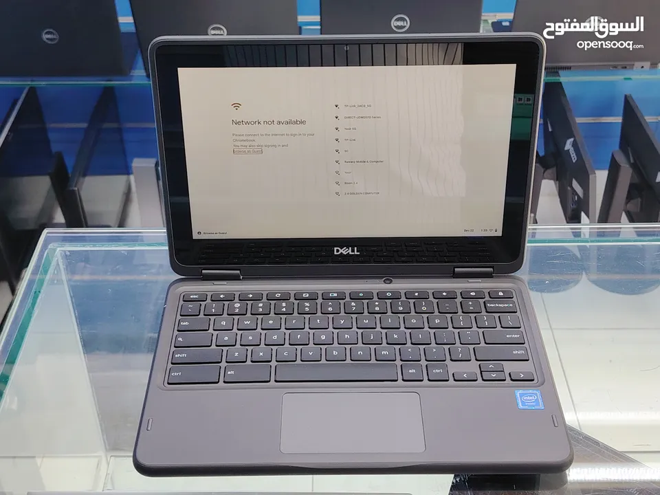 Dell chrome book 4gb and 32gb Touch and x360 Type-c charger only 26 riyal