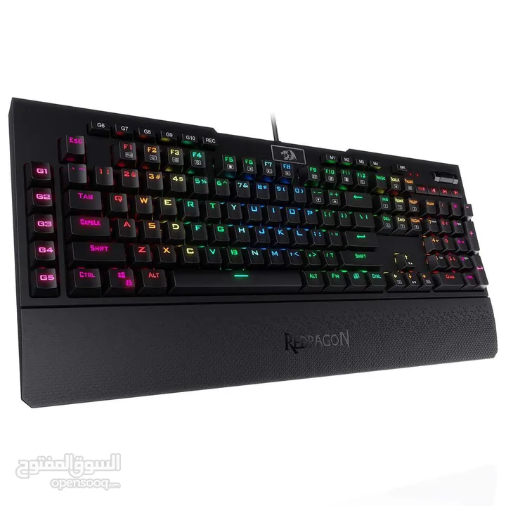Redragon K586 Brahma RGB Mechanical Gaming Keyboard – Blue Switches