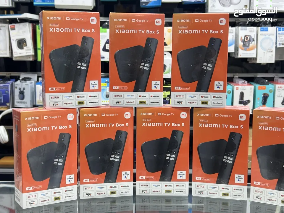 Mi Box s 4K gen 2 شاومي بوكس  الجيل الثاني (2024) جديد مسكر  متوفر لدينا ليما موبايل كمية محدودة