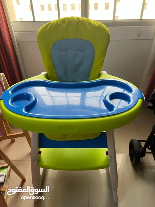 Baby Seat- Plastic with good weight carrying capacity usable for kids till 6 Years.