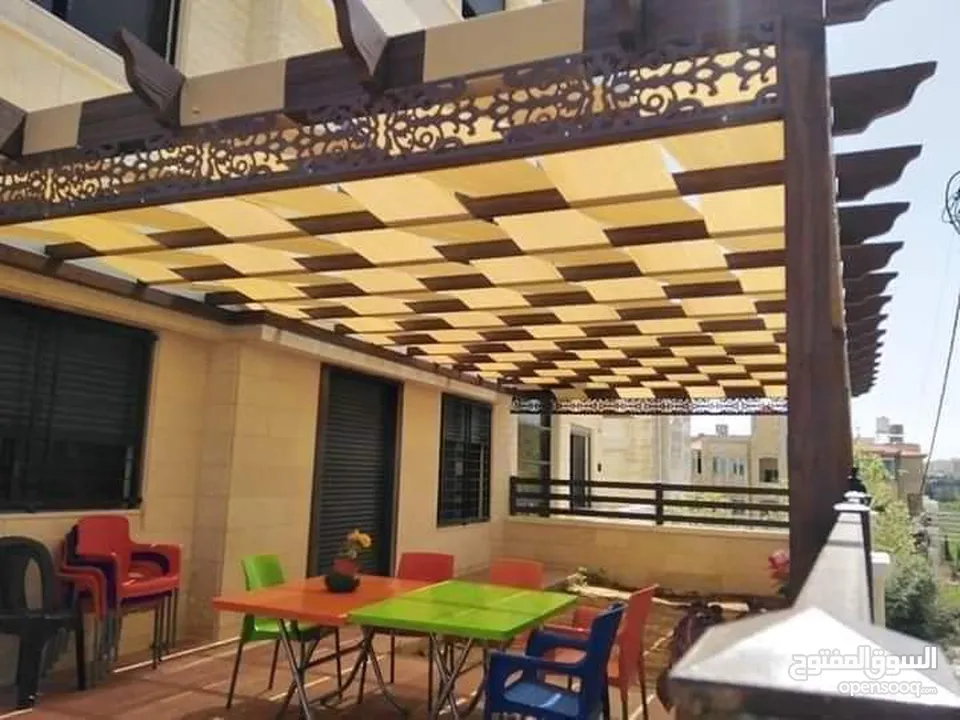 مظلات خارجية مضلات خارجية تفصيل اشرعة برقولات خارجية سواتر جانبية تجهيز شاليهات