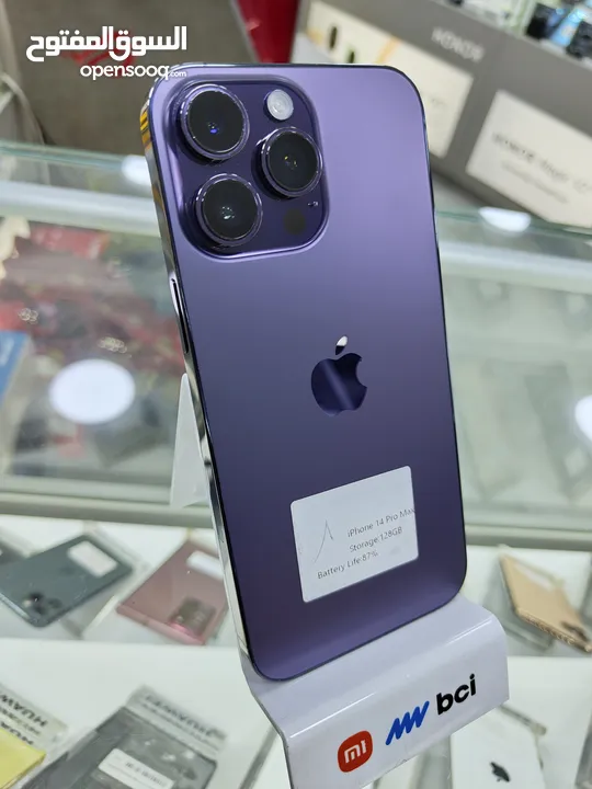 IPHONE 14 PRO MAX ( 128GB ) USED /// ايفون 14 برو ماكس ذاكرة 128 مستعمل وكالة