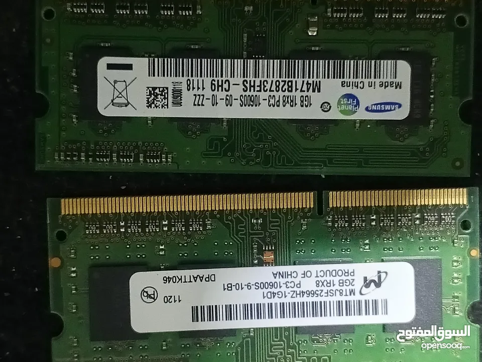 رامات لاب توب ddr2. ddr3  ddr4