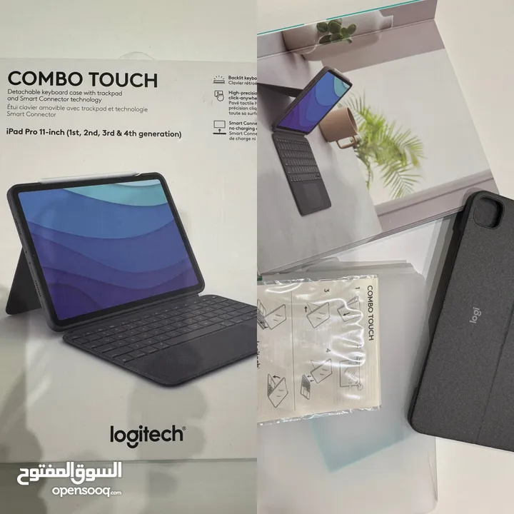 iPad Pro 11” keyboard -  Logitech Combo Touch - 1st 2nd 3rd and 4th generation