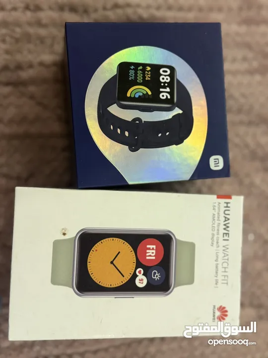 Huawel and redmi watch