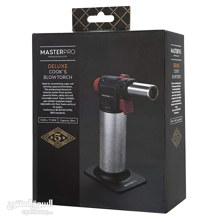 MasterPro Deluxe Cook's Blowtorch , موقد اللحام MasterPro Deluxe Cook