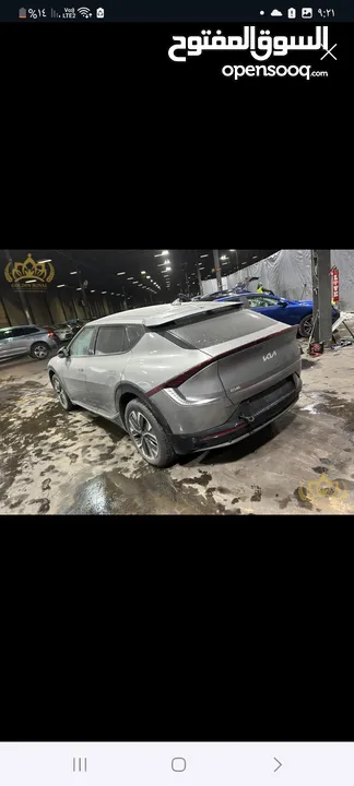 كيا ev6 2023 فل كامل ما عدا الفتحه فحص كامل بدون ملاحظات جمرك جديد للبيع بسعر مميز