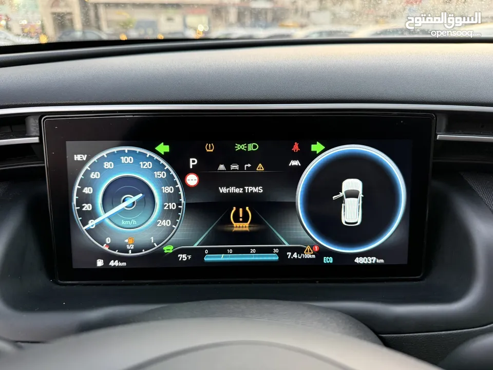 هونداي توسان ترخيص 2022 محرك 1600 هايبرد plug in/يقطع على الشحنه 65 كيلو متر 271 حصان