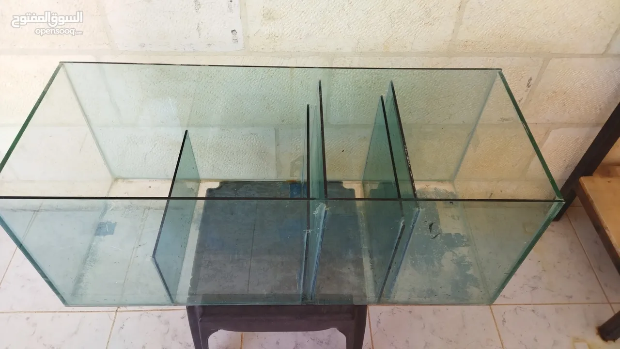 سامب سفلي وسكيمر وطاولة حوض سمك طول