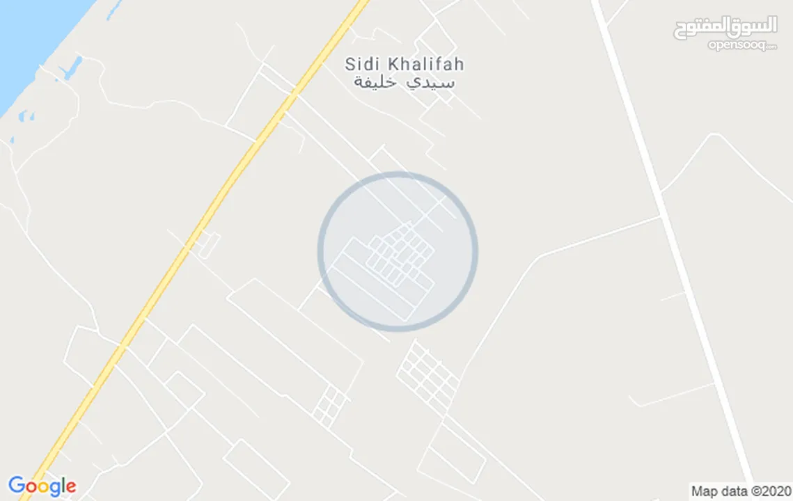 ارض للبيع 350م في سيدي خليفة