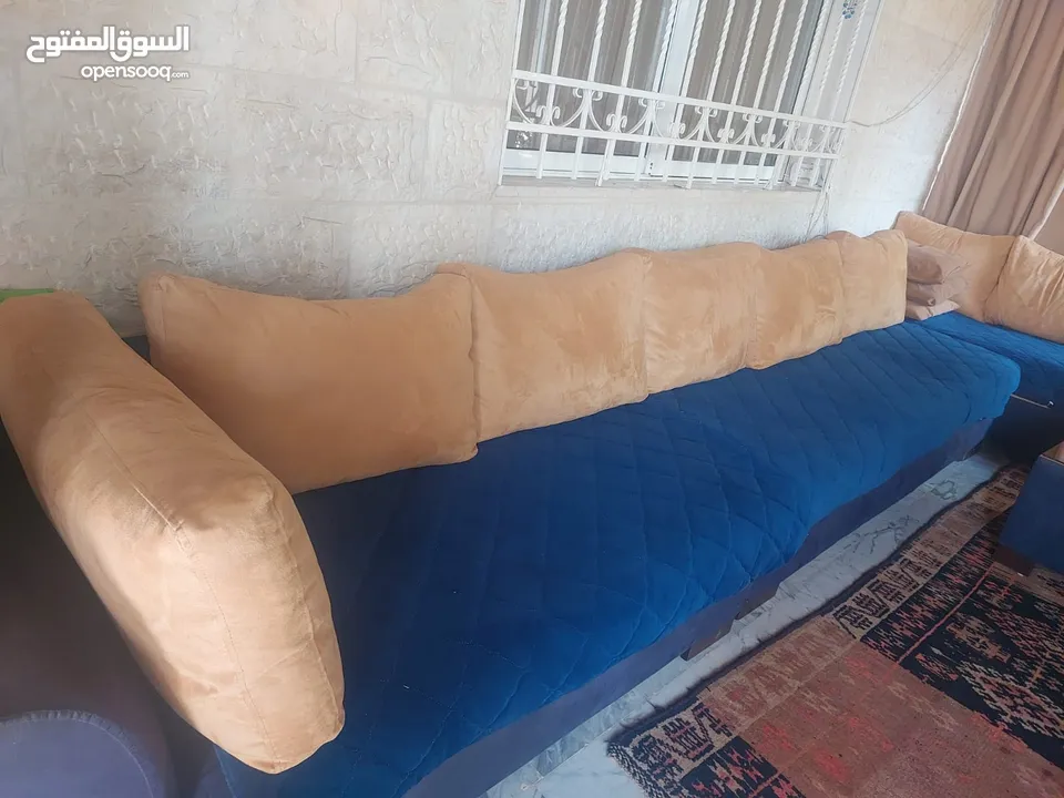 طقم كورنر 14 مقعد +طربيزات عدد 2