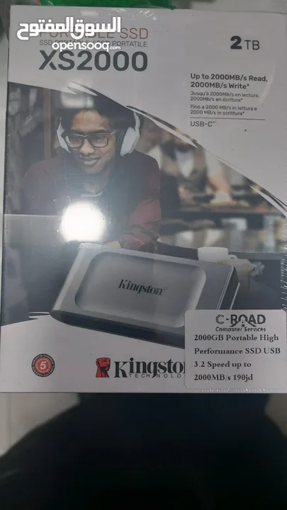 PORTABLE SSD XS 2000 KING STON 2TB هارد ديسك خارجي أسس دي 2تيرا  سريع جدا